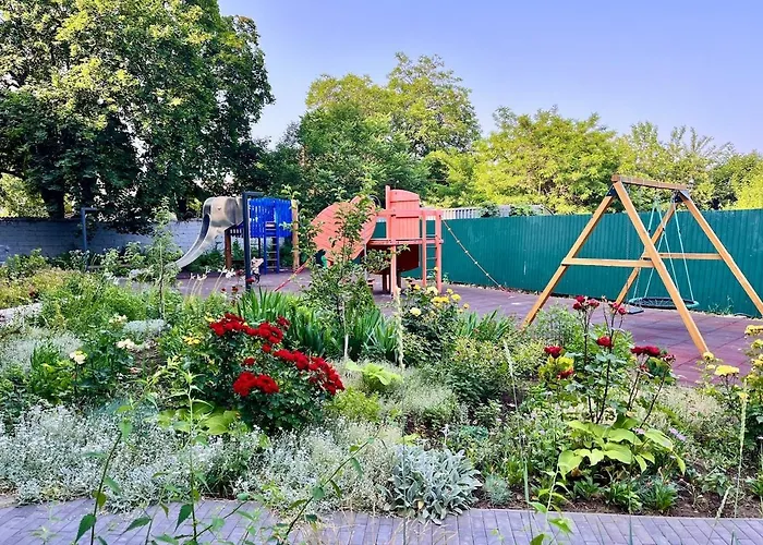 з терасою та коконом з видом на світанок *